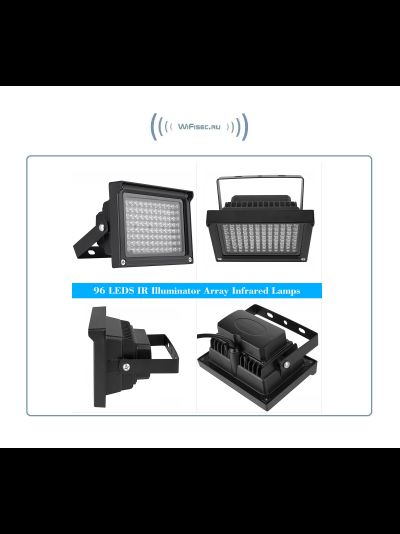 DE-IRS1120B ИК прожектор (840 нм), питание 12 В (дальность подсветки до 60 м.)