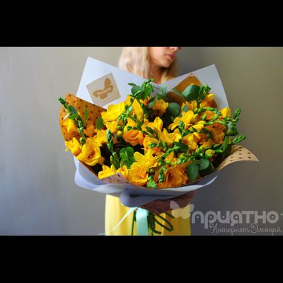 БУКЕТ МОНО ЦВЕТОВ № 418