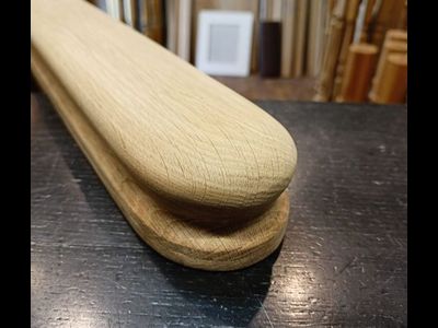 Окончание поручня №10 (отфрезерован торец)