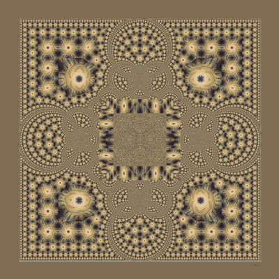 Платок "Затерянные миры" из коллекции "Волшебные мечты"