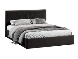 Спальня ПАНДОРА - Кровать c подъемным механизмом Тип 1 Велюр Confetti Stone