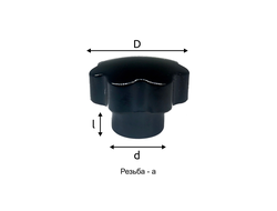 Барашек М10*38 с глухой резьбой