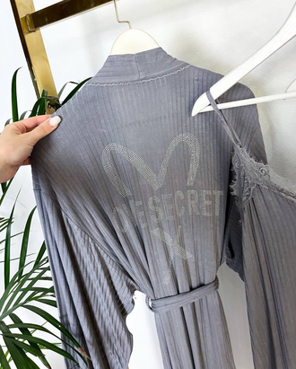 Домашняя одежда Виктория Сикрет 5в1 цвет серый