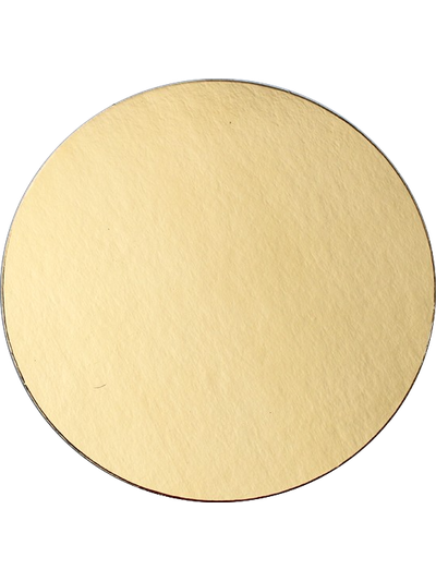 Подложка для торта круглая 200 мм (золото/жемчуг), 1,5 мм