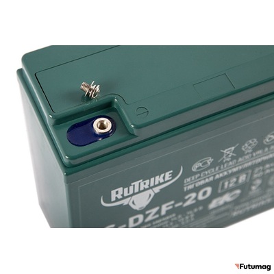 Тяговый аккумулятор RuTrike 6-DZF-20 (12V20A/H C2)