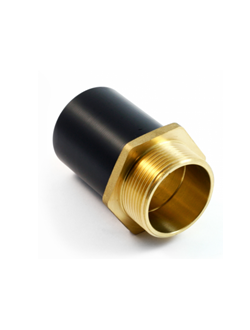 Переходной вкладыш Латунный/ПЭ 110х4" НР EUROSTANDARD