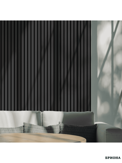 Панель Стеновая Акустическая  Trend De Luxe Black Lead 2780х600х21