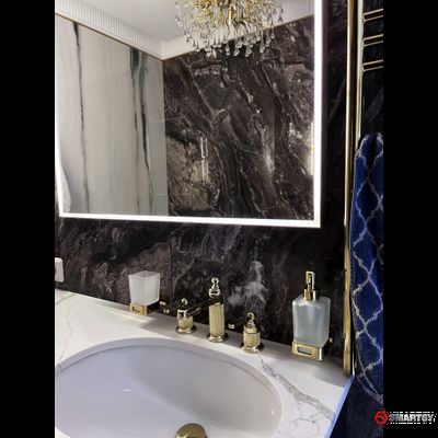 Зеркало с подсветкой и встроенной стерео акустикой Gilded Melody CLA