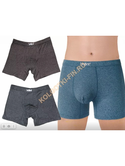 Трусы боксеры удлиненные хлопок с бамбуком Vericoh № V1 142 B