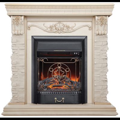 Электрокамин Patricia WT с очагом Majestic