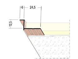 Профиль для кромок гипсокартона 12,5 мм с теневым швом 6 мм 305 см Protektor Артикул: 37814