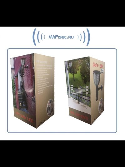 DIY SS, Уличная автономная периметровая телекамера с видеорегистратором + светильник, на солнечной батарее