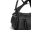 (АРТИКУЛ: 9329/1/82) СУМКА ЖЕНСКАЯ, НЕБОЛЬШАЯ, НАТУРАЛЬНАЯ КОЖА, ЧЕРНАЯ, С КАРМАНАМИ ПО БОКАМ, С ДВУМЯ ПЛЕЧЕВЫМИ РЕМНЯМИ