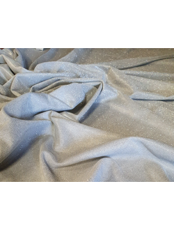 Трикотаж с блеском СЕРЕБРО арт 1