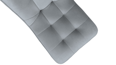 Стул ФРЕДО Черный муар/Микровелюр BRENDY Grey