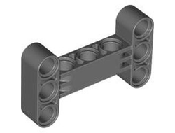 Technic, Liftarm, Modified H-Shape Thick 3 x 5 Perpendicular, Dark Bluish Gray (14720 / 6396959)