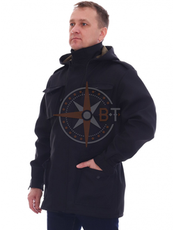 Ветровка ТУРИСТ цв. серый флис  (демисезонная)