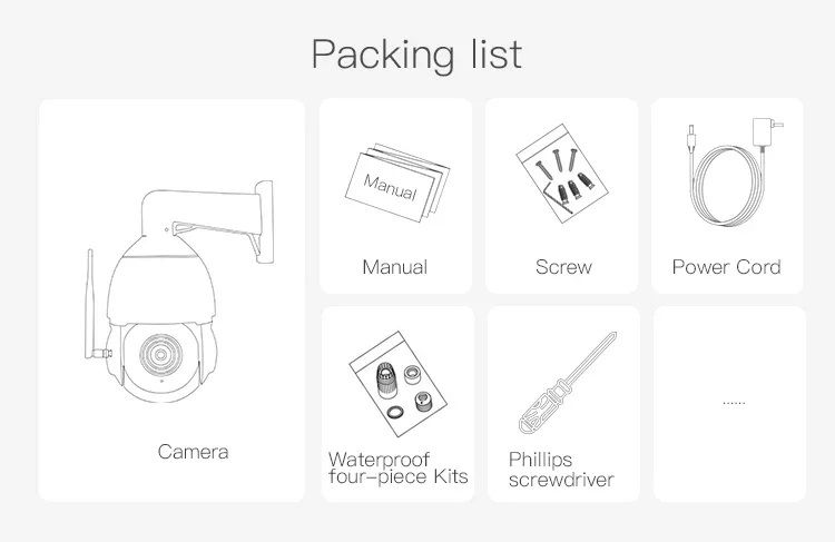 VStarcam C8866Q-х18 уличная поворотная WiFi/LAN видеокамера с DVR. Full  HD 4 Мп (zoom 18) до - 25 г