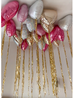 Шар 46 см Сердце с дождиком