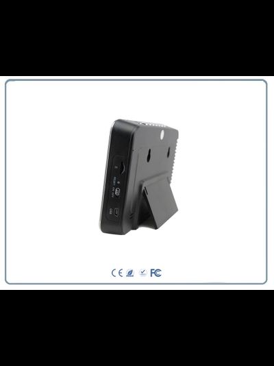 IP видеоняня WiFi (Настольные часы - метеостанция с внешним датчиком температуры, охранная видеокамера) с аккумулятором и с DVR, Full HD 1 Mp (HDSmartIPC)