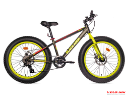 Велосипед Black Aqua FAT 2421 D (лимонный)
