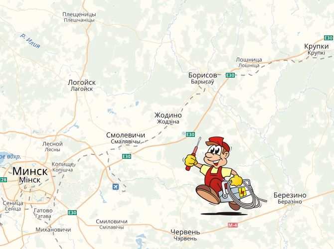 Лошница борисовский район карта