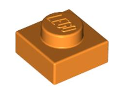 Plate 1 x 1, Orange (3024 / 4122463 / 4160471 / 4203454 / 4524929)