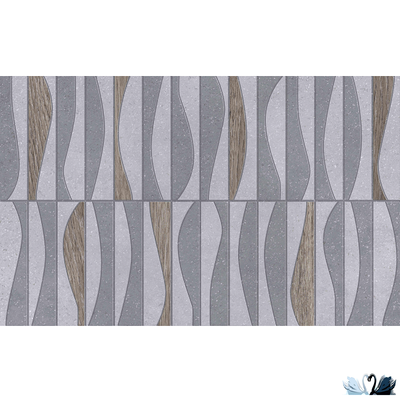 Плитка Creto Misty grey 25 х 40 см серая настенная