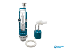 Арматура к смыв. бачку Кноп. ИНКОЭР метал. бок/под. D40 (и-сб1-бпрН-а-в)