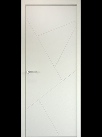 Дверь Геометрия 2 латте эмаль