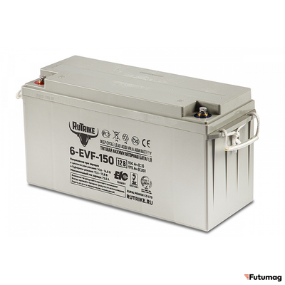 Тяговый аккумулятор RuTrike 6-EVF-150 (12V150A/H C3)
