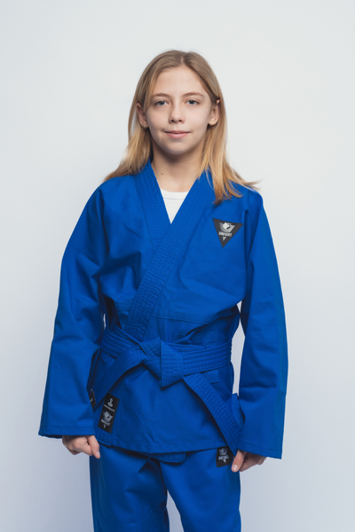 Кимоно для универсального боя UNIFIGHT синее