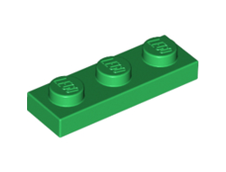 Plate 1 x 3, Green (3623 / 362328 / 4107758)