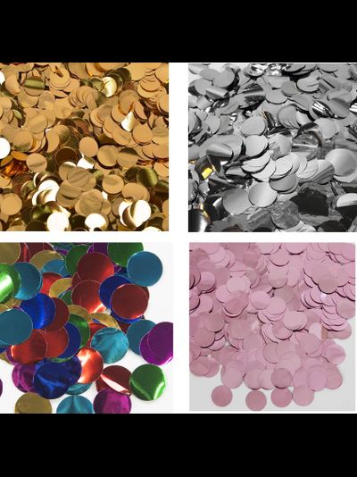 Конфетти Круг 2 см, 50 гр,  МИКС