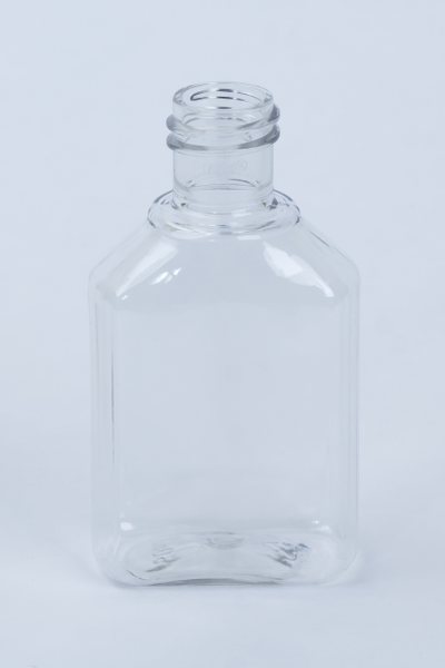 Флакон ПЭТ 50мл/18мм, плоский ФТ, прозрачный, арт. 1271