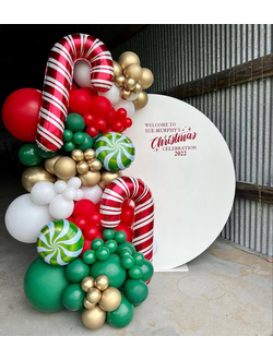 Фотозона круглая Новогодняя