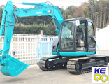 YT02C01073P1 стекло двери верхнее переднее Kobelco SK70SR, SK80MSR