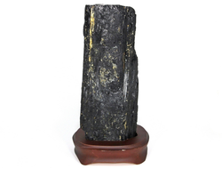 Турмалин черный, крупный кристалл на подставке, Бразилия (235*115*77 мм, 3385 г) №27636