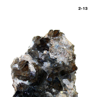 Раухтопаз натуральный (друза) Казахстан №2-13: 68,3г - 69*44*24мм