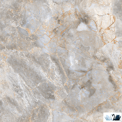 Керамогранит Ocean Ceramic Vela blue 60 x 60 см серый полированный