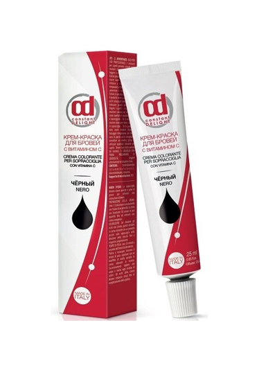 Constant Delight Краска для бровей и ресниц (Черный) , 22 мл