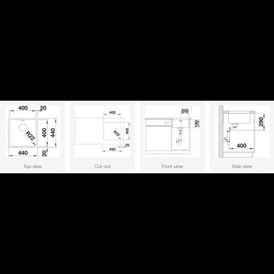 Мойка Blanco Andano 400-U