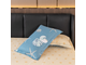 Комплект постельного белья Евро сатин простынь на резинке с одеялом покрывалом рисунок Морские звезды OBR088