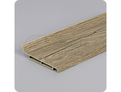 Плинтус Vilo Linela из ПВХ 402 Дуб Веллингтон с мягким краем 16х80х2000 мм.