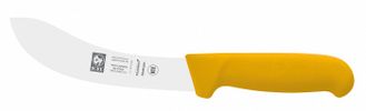 Нож для снятия кожи 160/290 мм. изогнутый, желтый SAFE Icel /1/6/