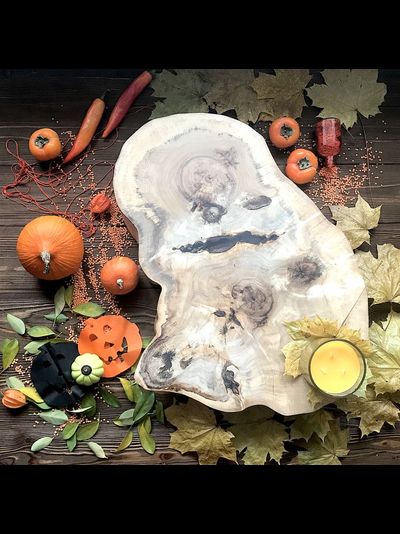 столик из спила тополя