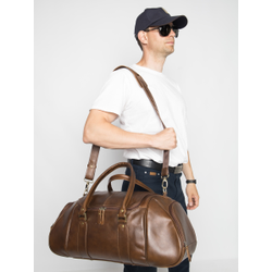 Дорожно-спортивная сумка Benevento Premium brown 
(арт. 4044-63)