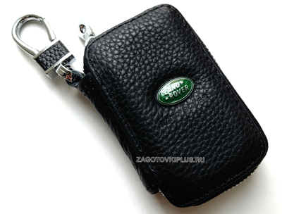 Ключница авто из натуральной кожи флотер с логотипом LAND ROVER