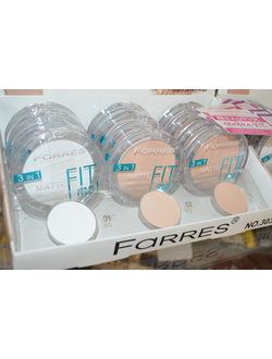 Farres Компактная пудра для макияжа для придания матового эффекта Fit Me, вес 7 г