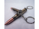 Ручка -брелок "Пуля" с фонариком и лазерной указкой